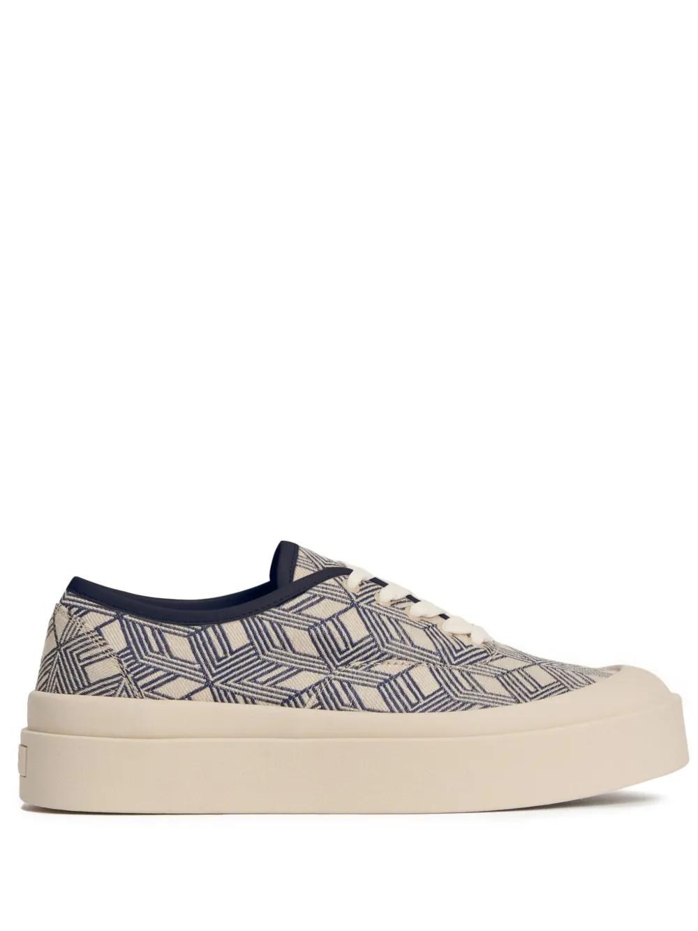 Fabiana Filippi geometric-pattern sneakers Neutrals
