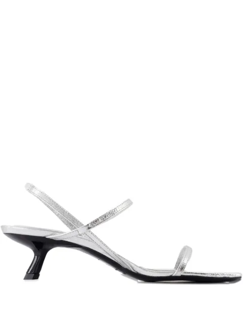 ANINE BING Hilda leather ankle-strap pumps