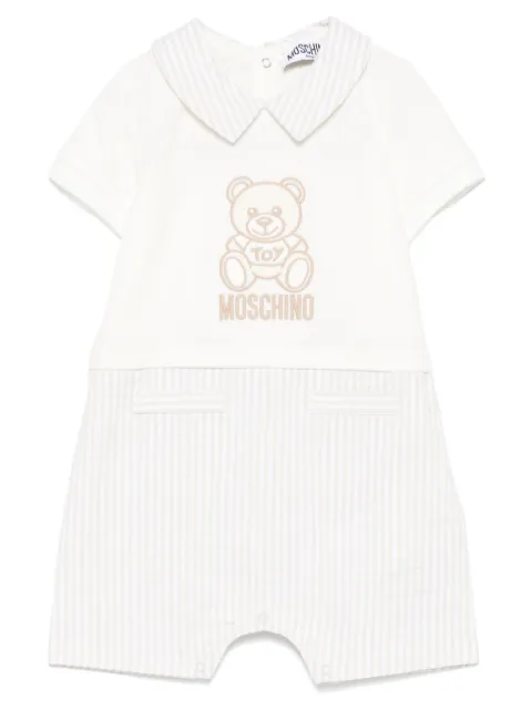 Moschino Kids teddy bear-motif romper