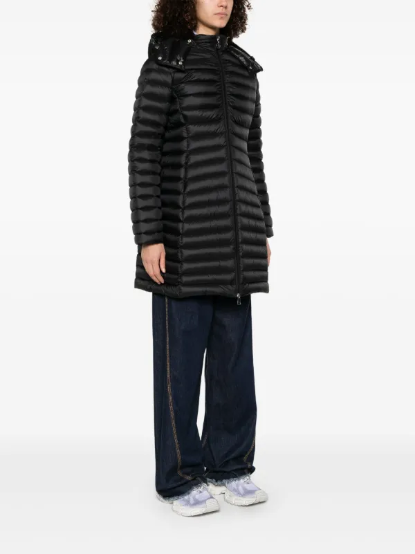 Moncler Igelong コート | ブラック | FARFETCH JP
