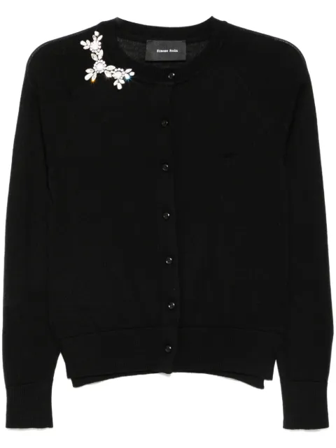 Simone Rocha broken necklace cardigan