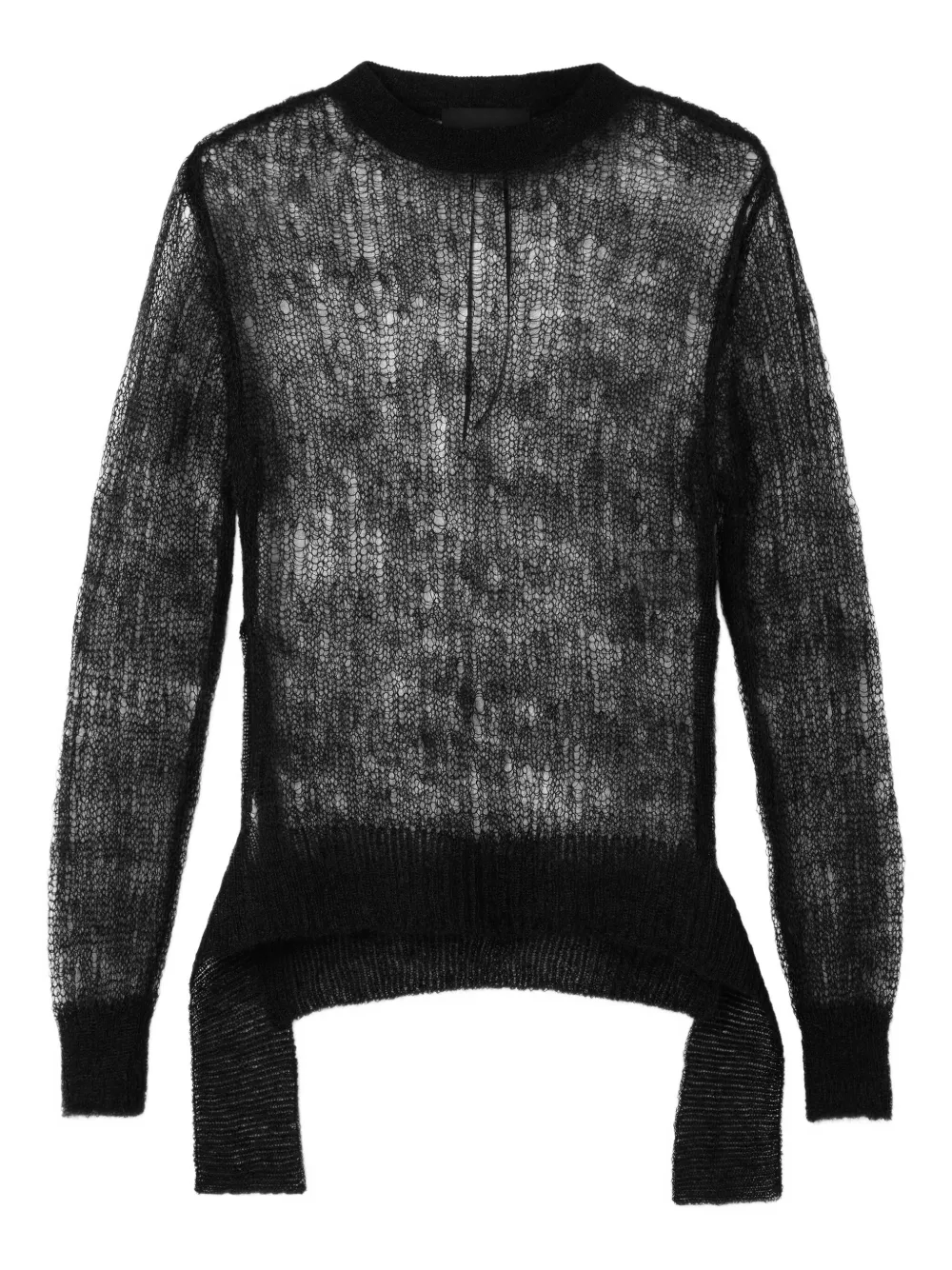 Simone Rocha bow-detail long-sleeved sweater | Black | Image 1