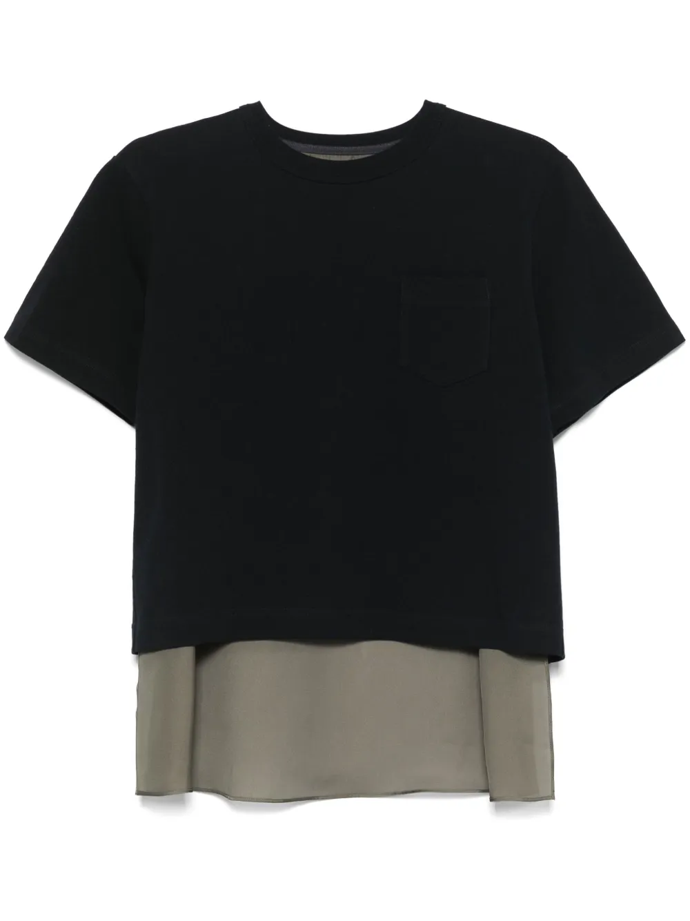 sacai パネル Tシャツ - ブルー sacai パネル Tシャツ - ブルー