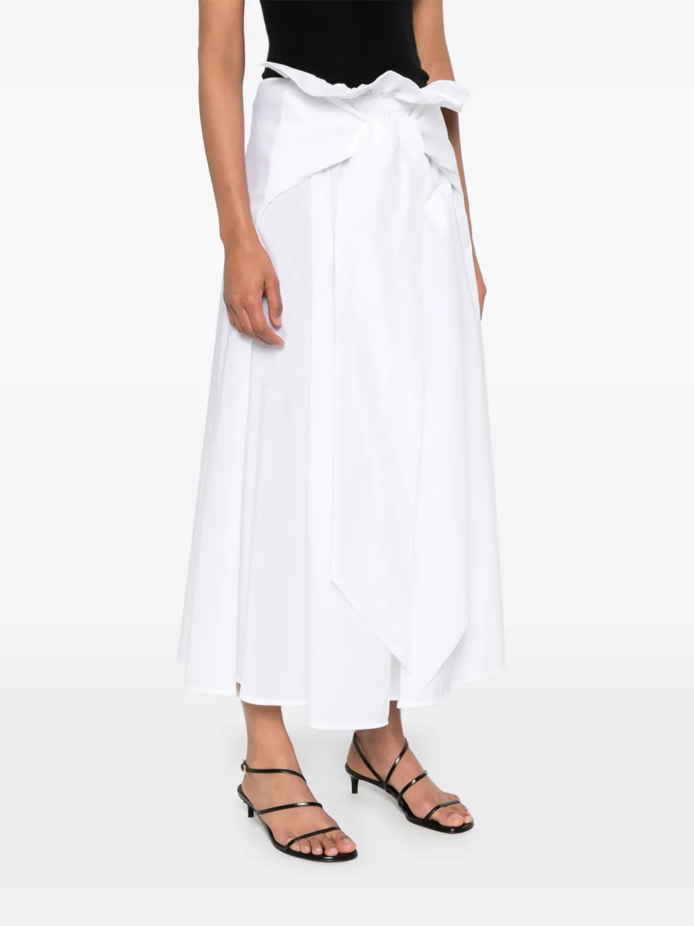 Fabiana Filippi Popeline rok Wit