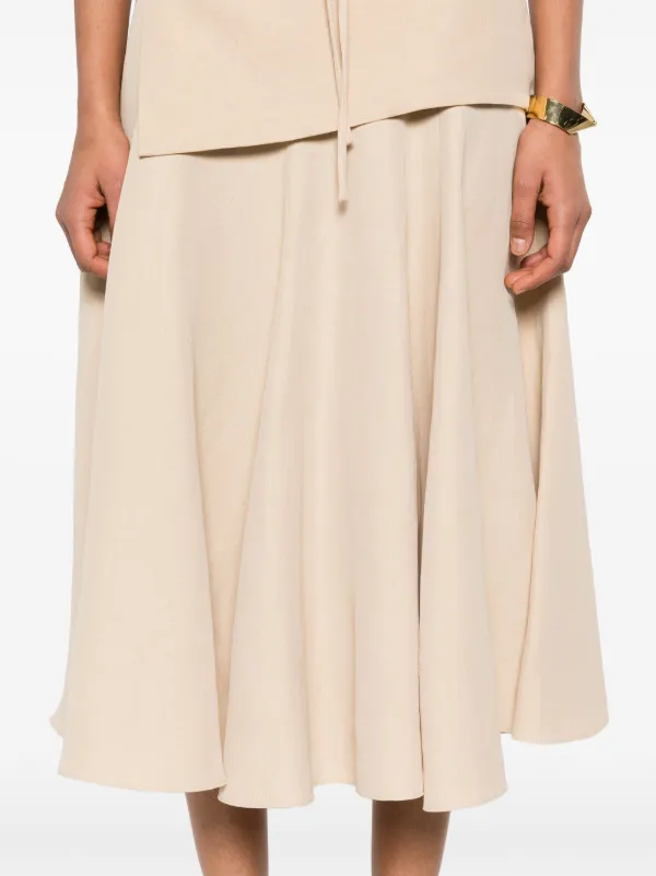 Fabiana Filippi ツイル スカート | ニュートラル | FARFETCH JP