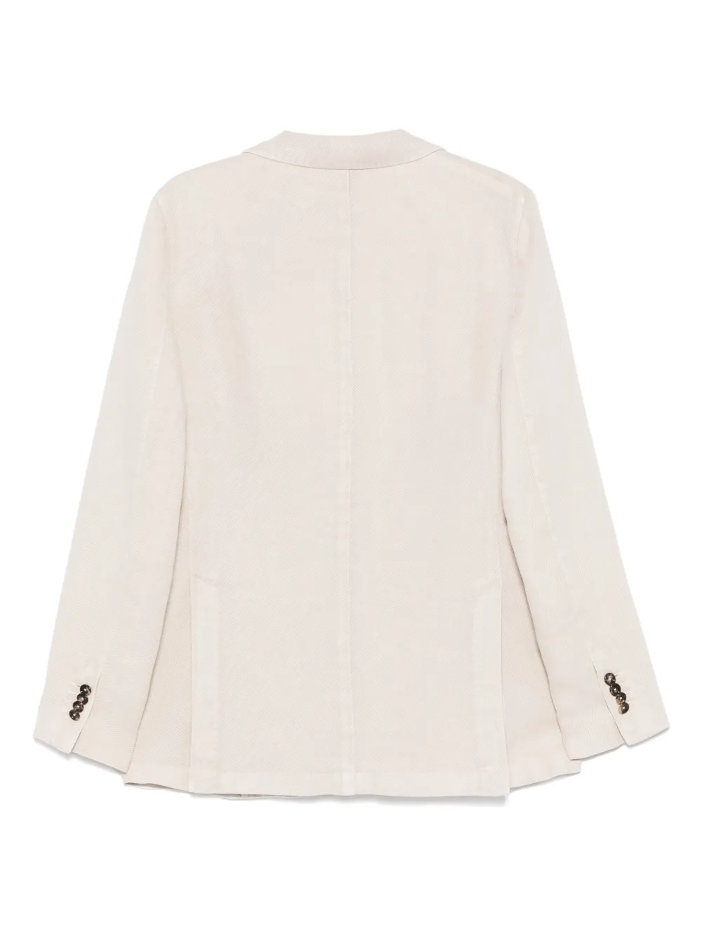 Dell'oglio Blazer met enkele rij knopen - Beige