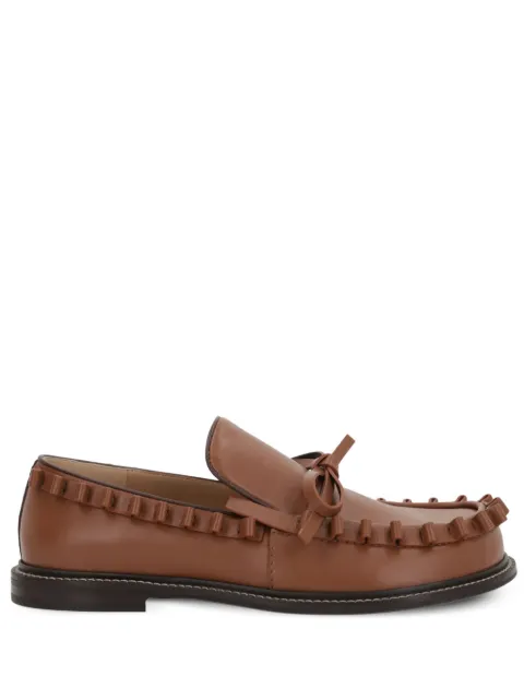JW Anderson mocasines con ribete de volantes