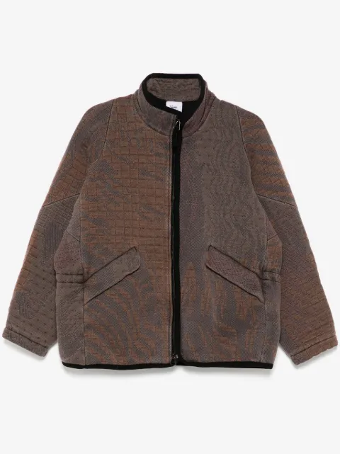 Stain Shade zip-up padded jacket