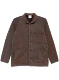 Stain Shade button-up shirt jacket - Brown