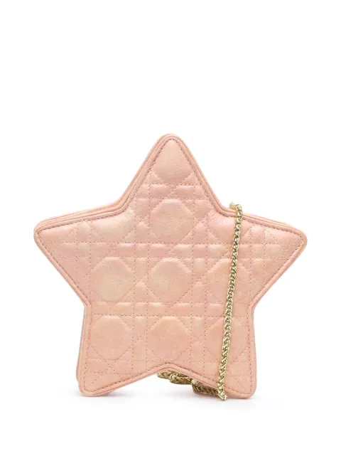 Christian Dior Pre-Owned bolsa crossbody Lambskin Cannage Kids Star 2023