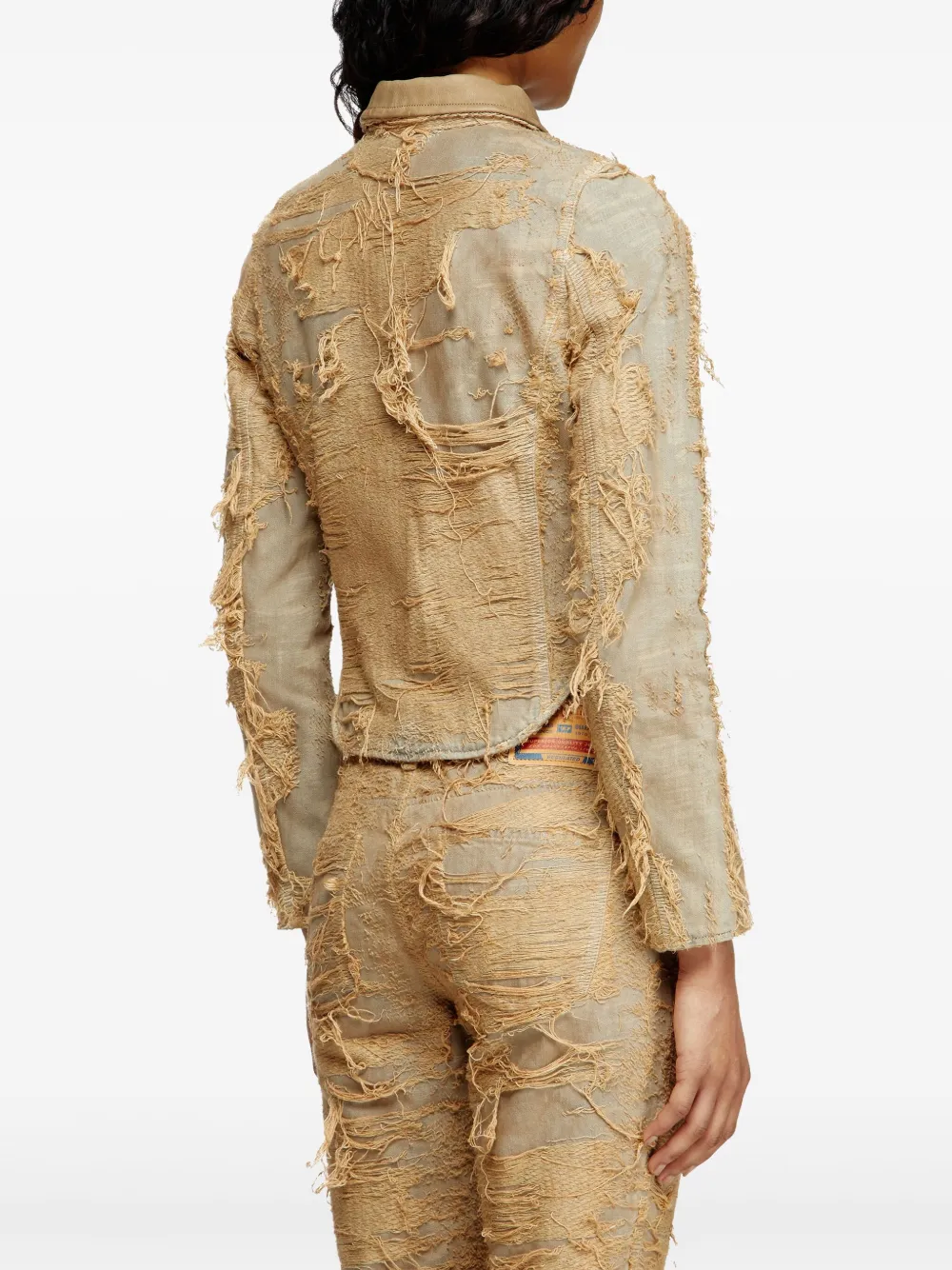 Diesel Cropped jack Beige
