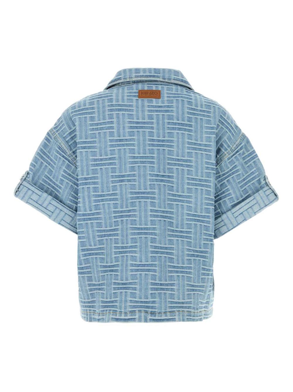 Kenzo Embroidered denim shirt - Blauw