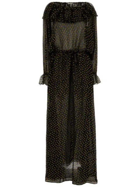 BODE vestido midi Stadium