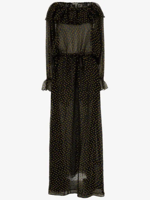 BODE vestido midi Stadium