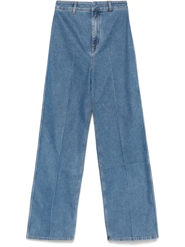 デニム・ジーパン PHILOSOPHY DI LORENZO SERAFINI Woman Jeans Blue 03040731 309 Philosophy Di Lorenzo Serafini Outlet: Pants woman - Blue