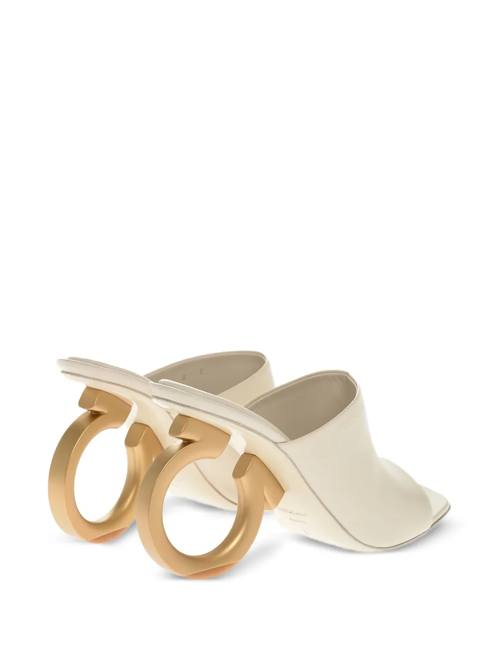 Ferragamo 100mm Astro mules Neutrals