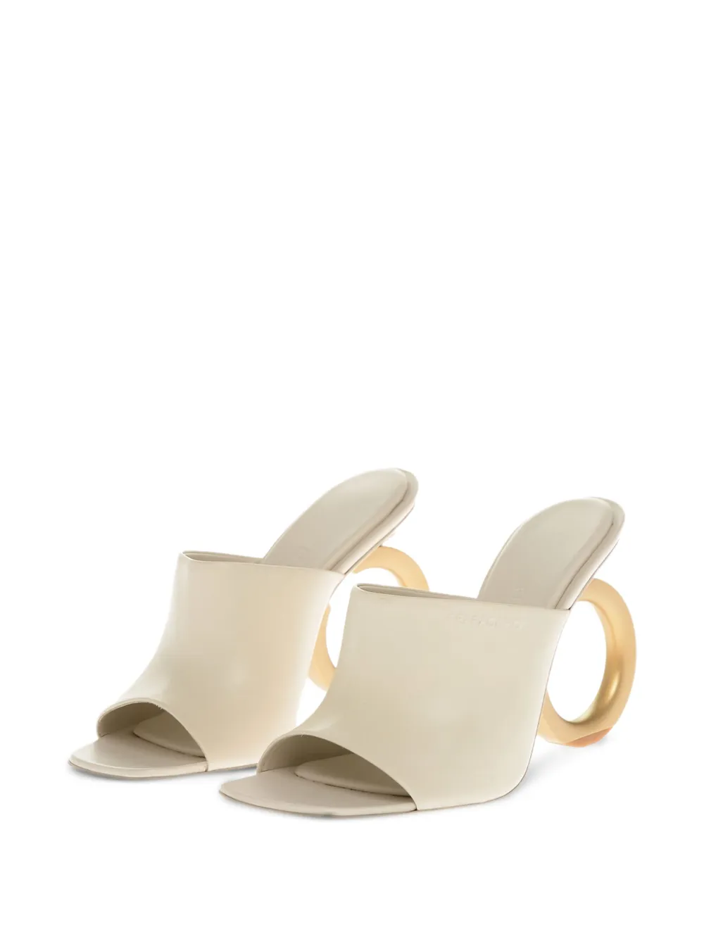 Ferragamo 100mm Astro mules Neutrals