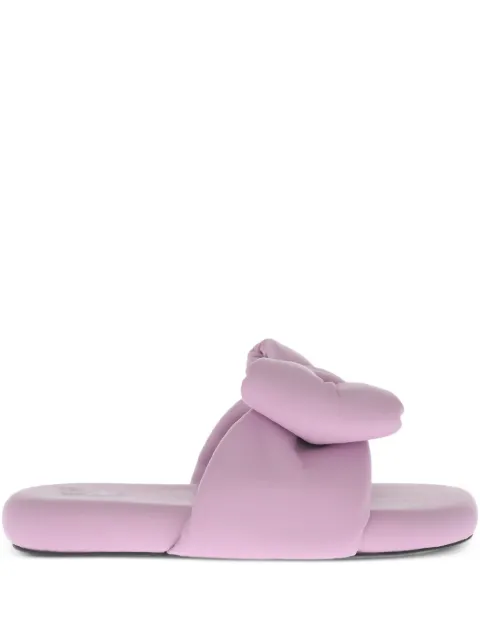 Off-White bow-detail slide sandals