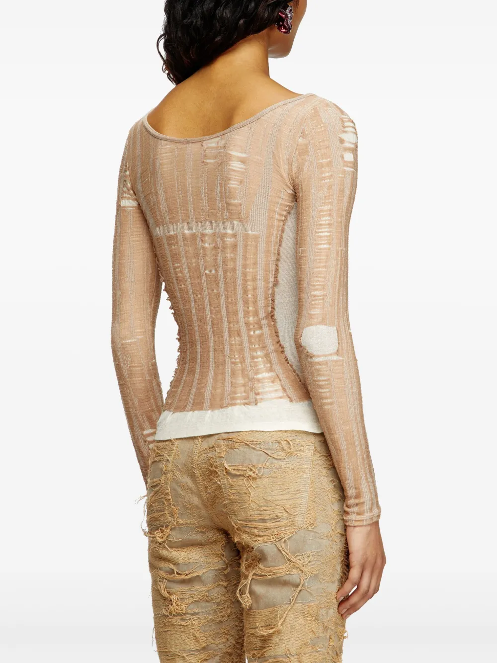 Diesel Top "m-calai" In Neutrals