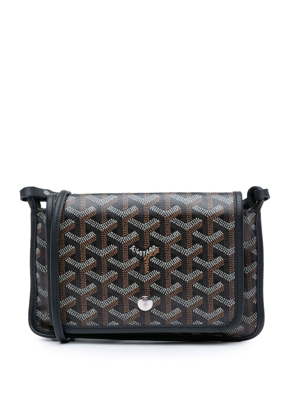 Goyard Pre-Owned 2020 Goyardine Plumet Pocket Wallet crossbody bag - Black