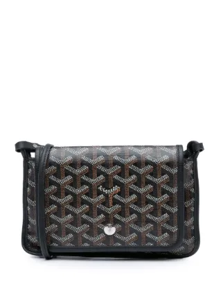 Goyard Pre-Owned 2020 Goyardine Plumet Pocket Wallet Crossbody Bag
