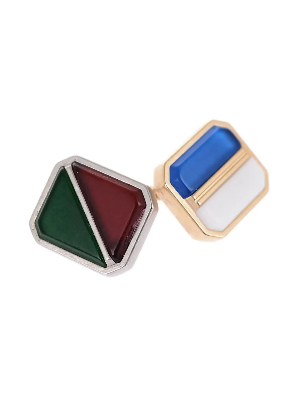 Maison Margiela geometric cufflinks - Goud