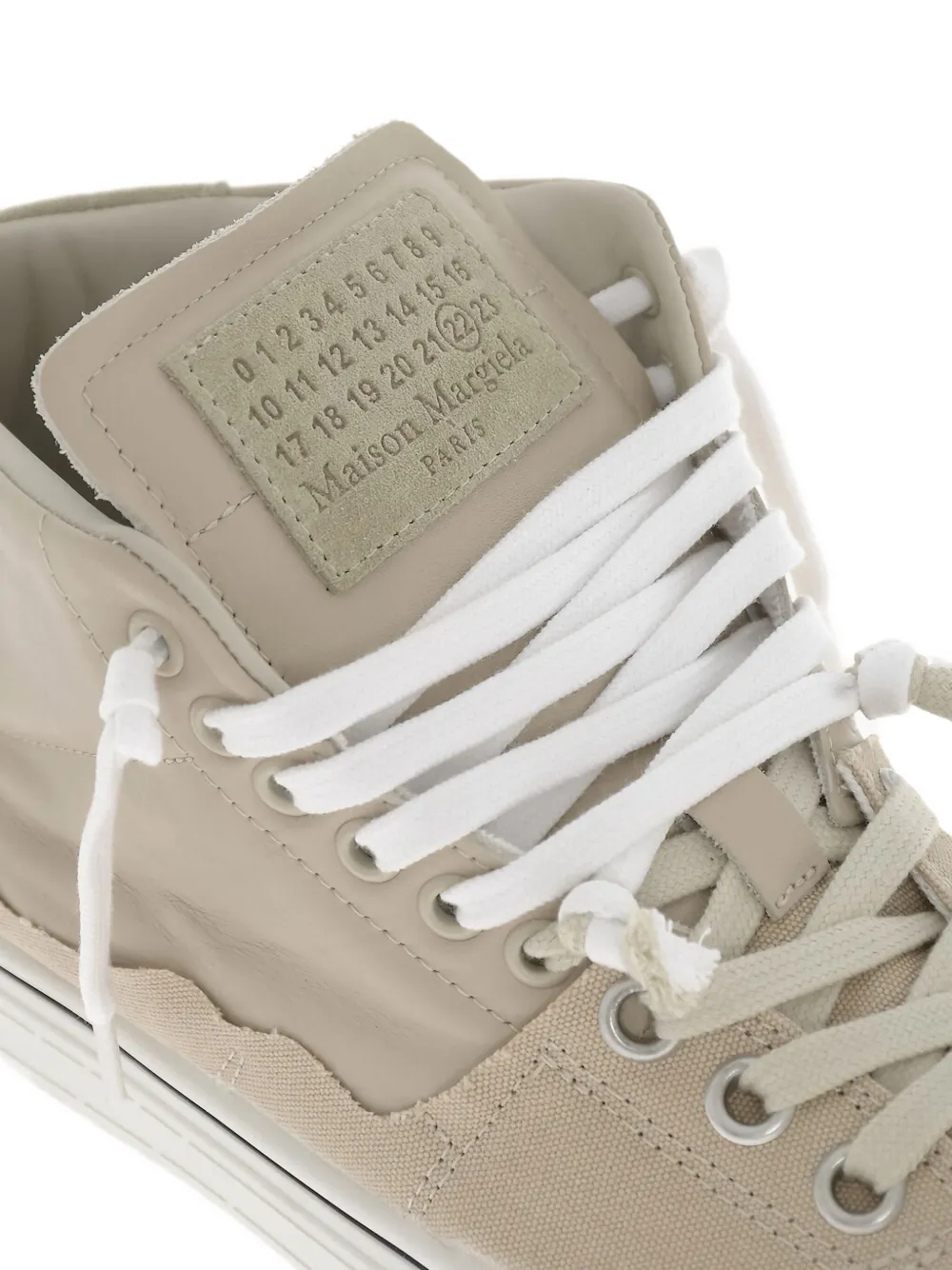 Maison Margiela high-top lace-up sneakers Neutrals