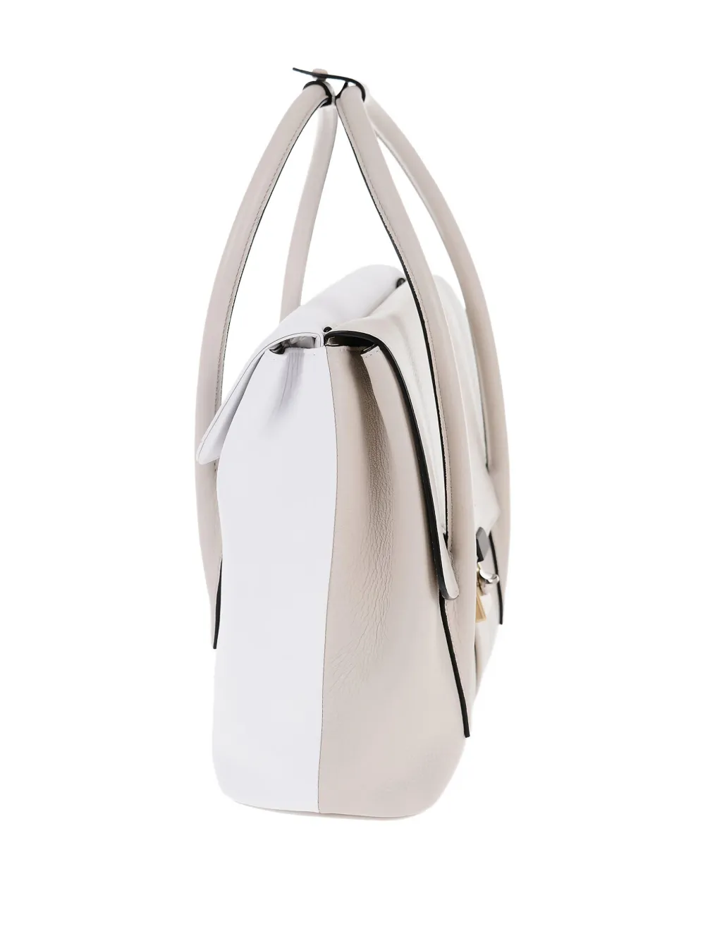 Maison Margiela Leren shopper Beige