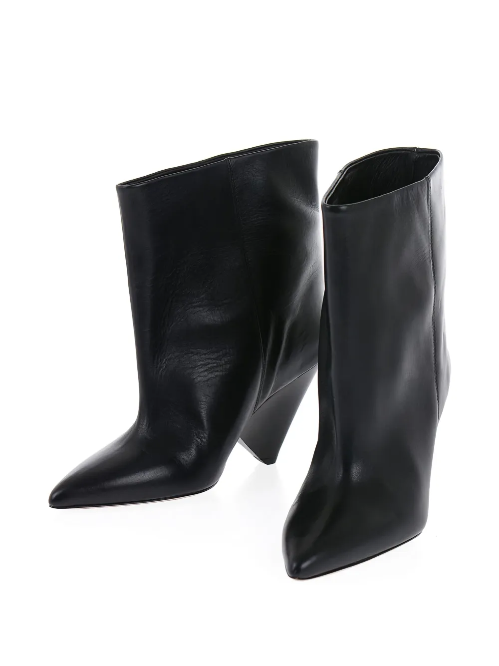 ISABEL MARANT Miyako pointed heeled ankle boots Black