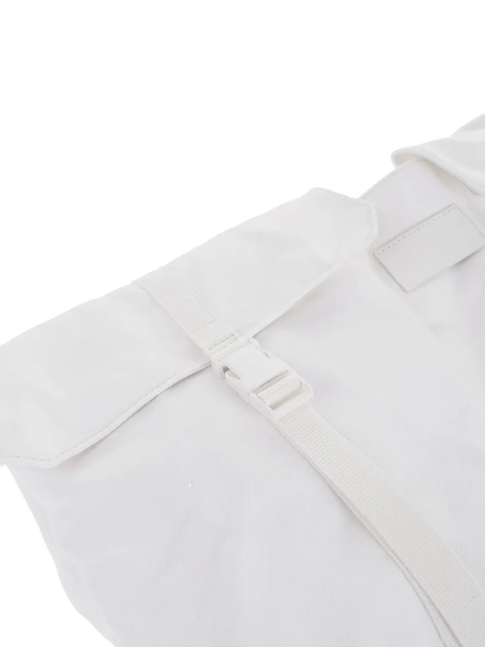 Maison Margiela Croissant katoenen schoudertas Wit