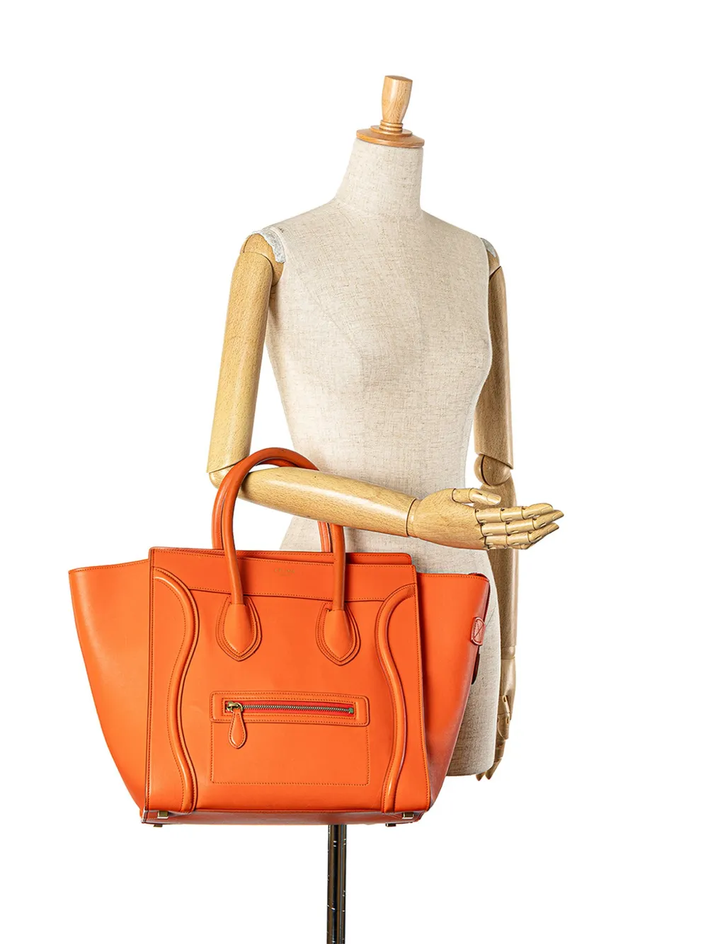 Céline Pre-Owned 2014 Mini Luggage leren shopper - Oranje