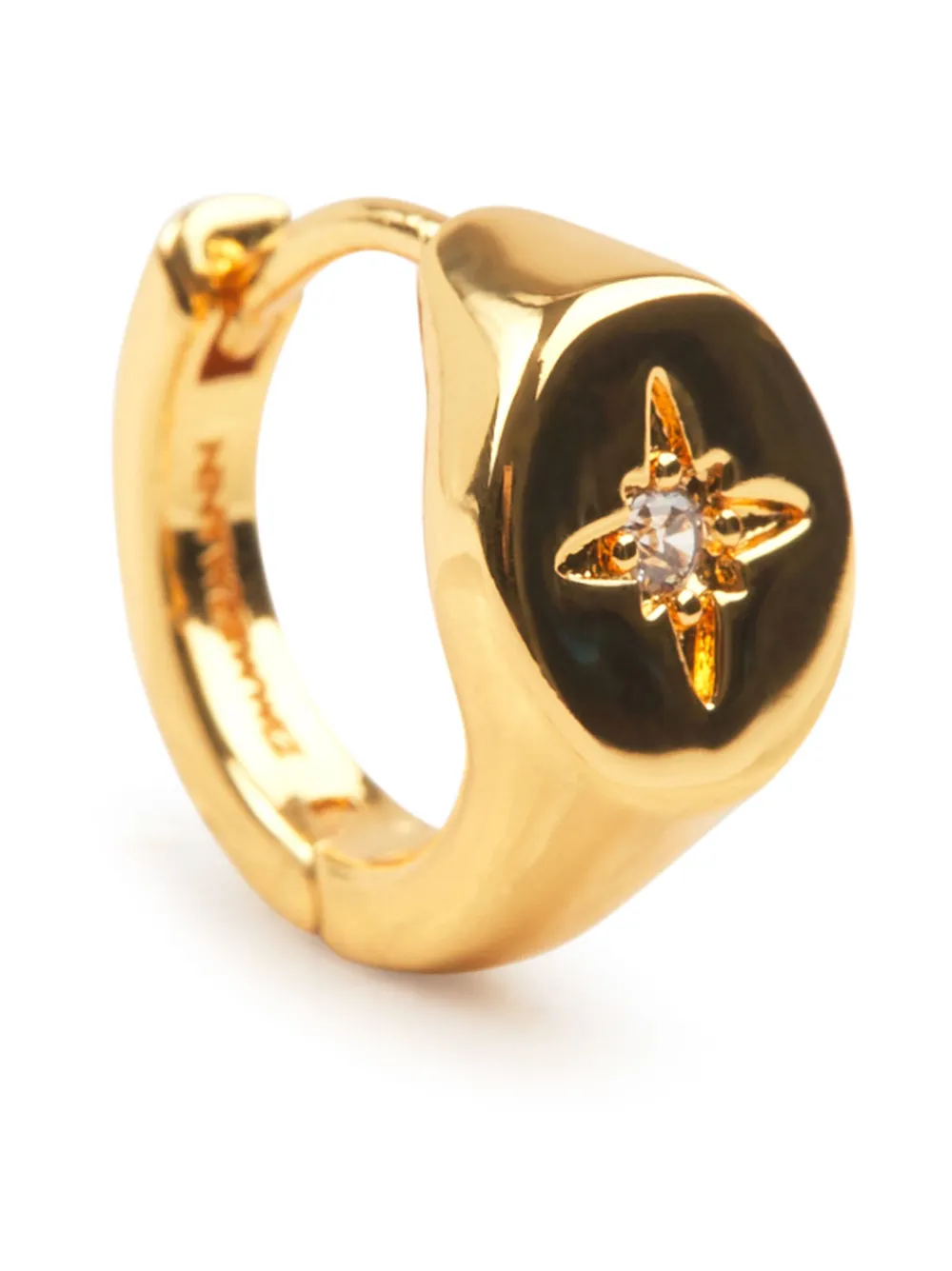 Zimmermann Mini Stamp Earring In Gold