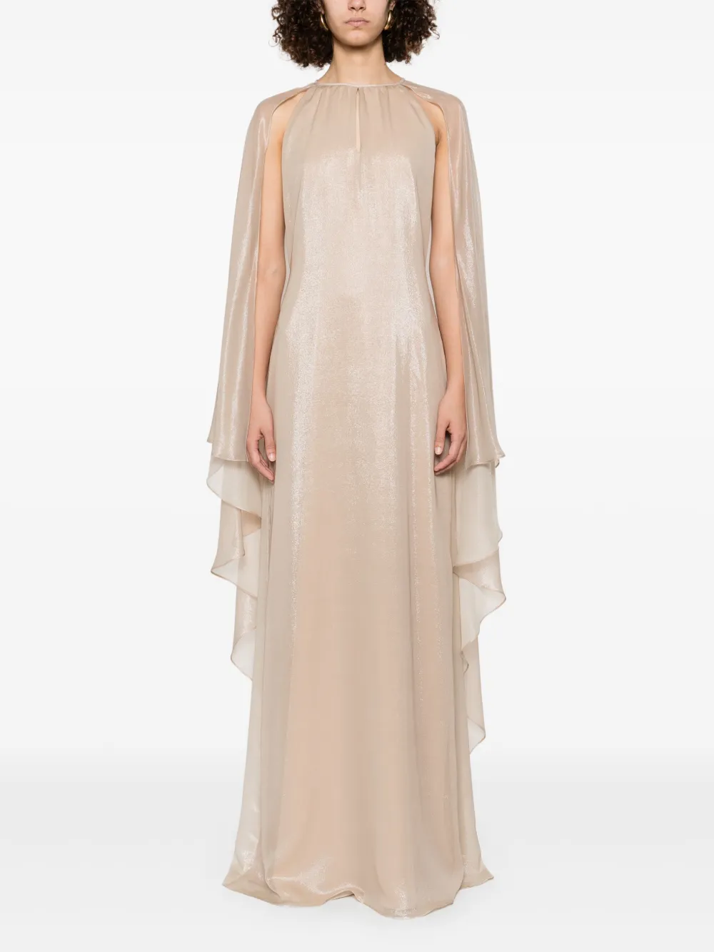 TOM FORD Lumière lurex maxi-jurk - Beige