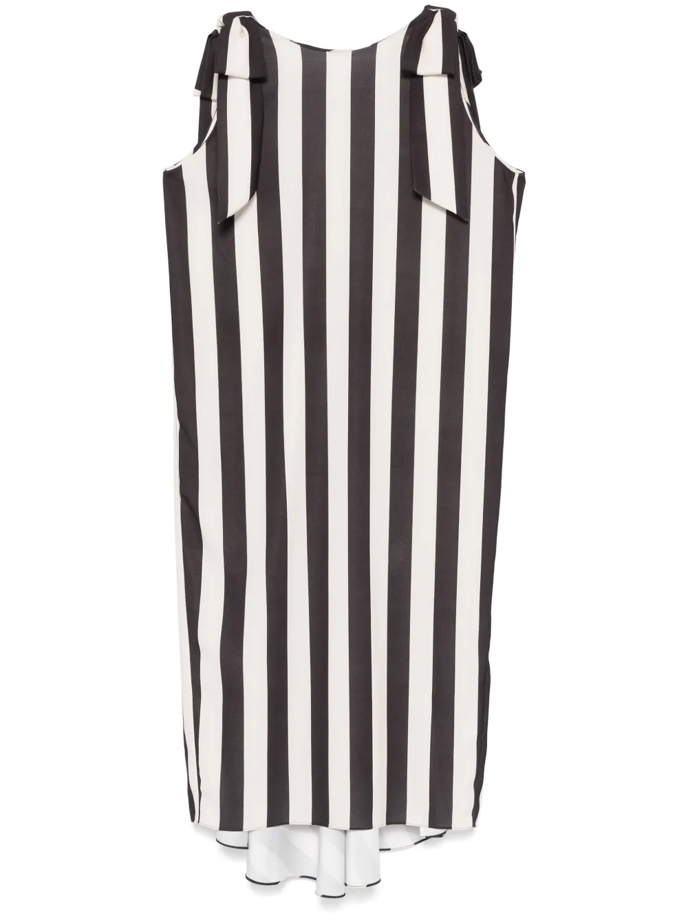 striped midi dress