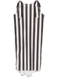 Parlor striped midi dress - Neutrals