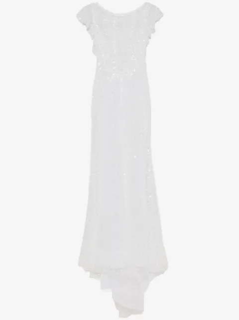 Parlor sequin-embellished maxi dress