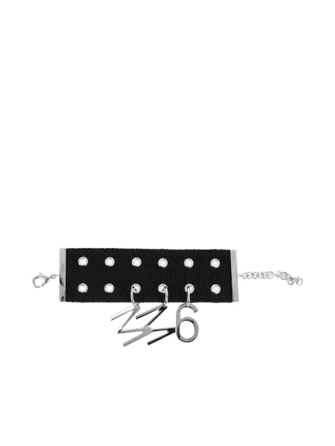 Maison Margiela logo-charm bracelet