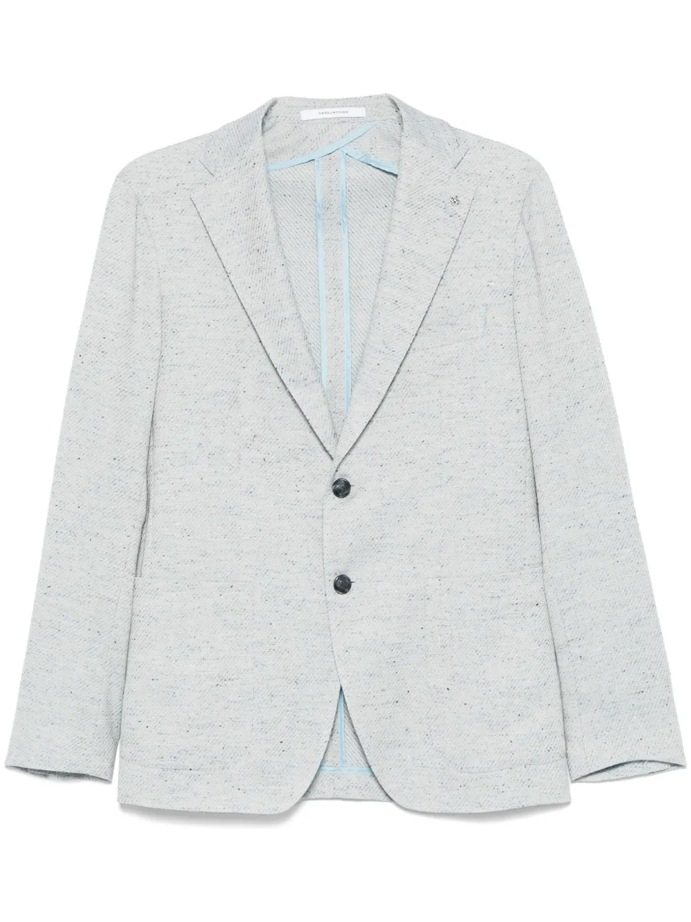 Tagliatore Blazer met slub textuur Blauw