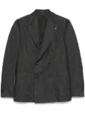 Tagliatore herringbone-pattern blazer - Grey