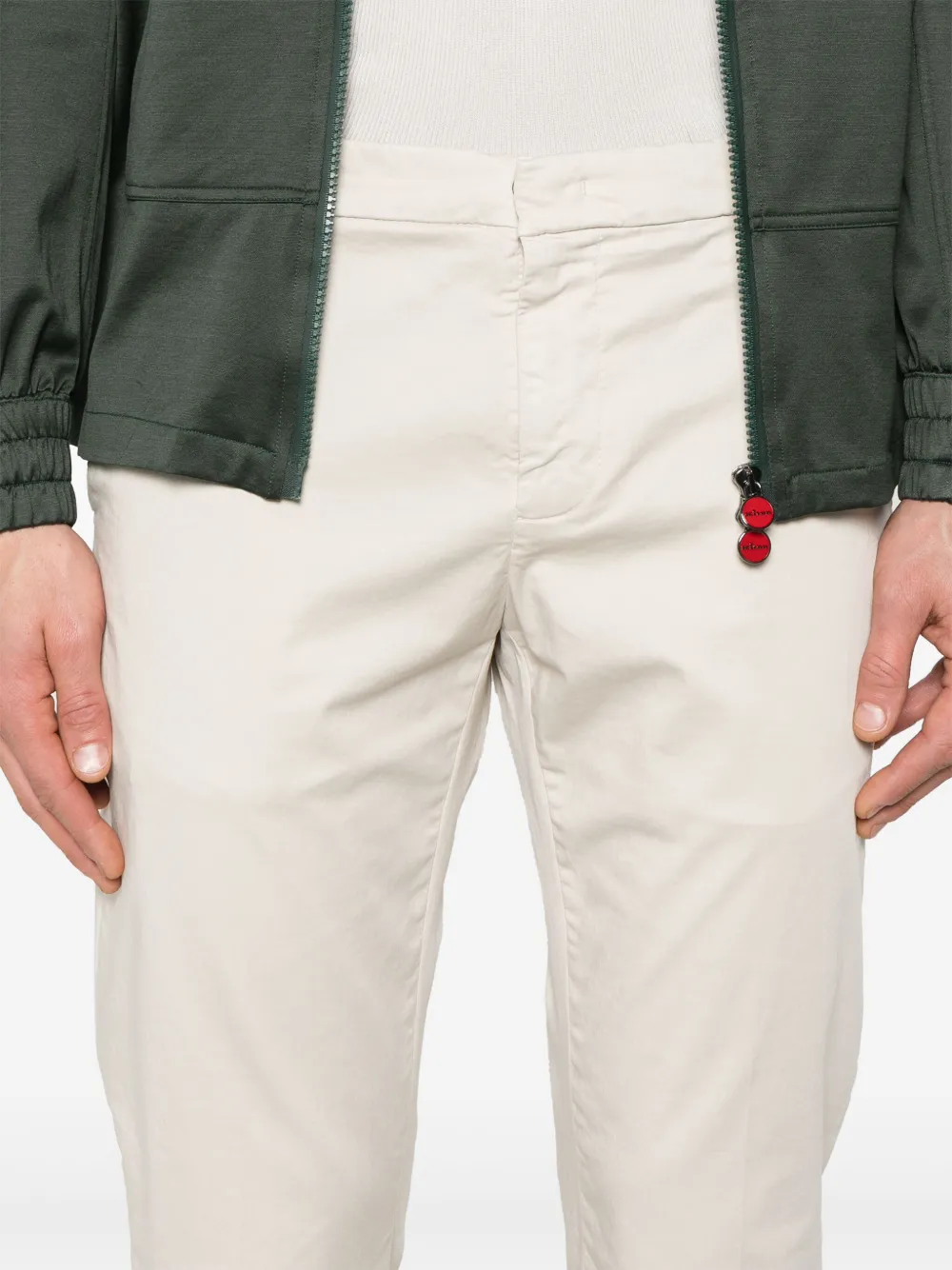 DONDUP Broek met toelopende pijpen Beige