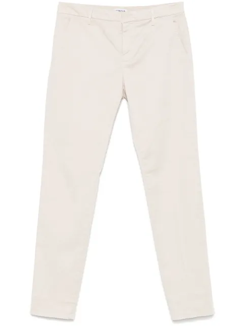 DONDUP cotton tapered trousers 