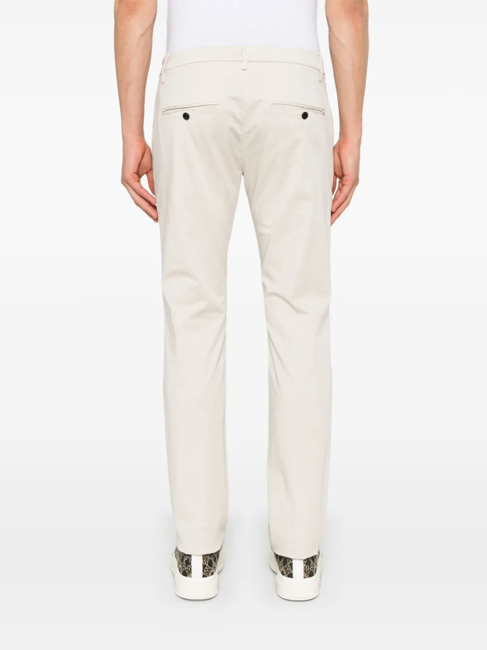 DONDUP Broek met toelopende pijpen Beige