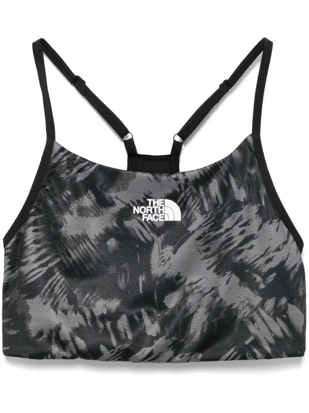 The North Face logo-print sports bra – Black