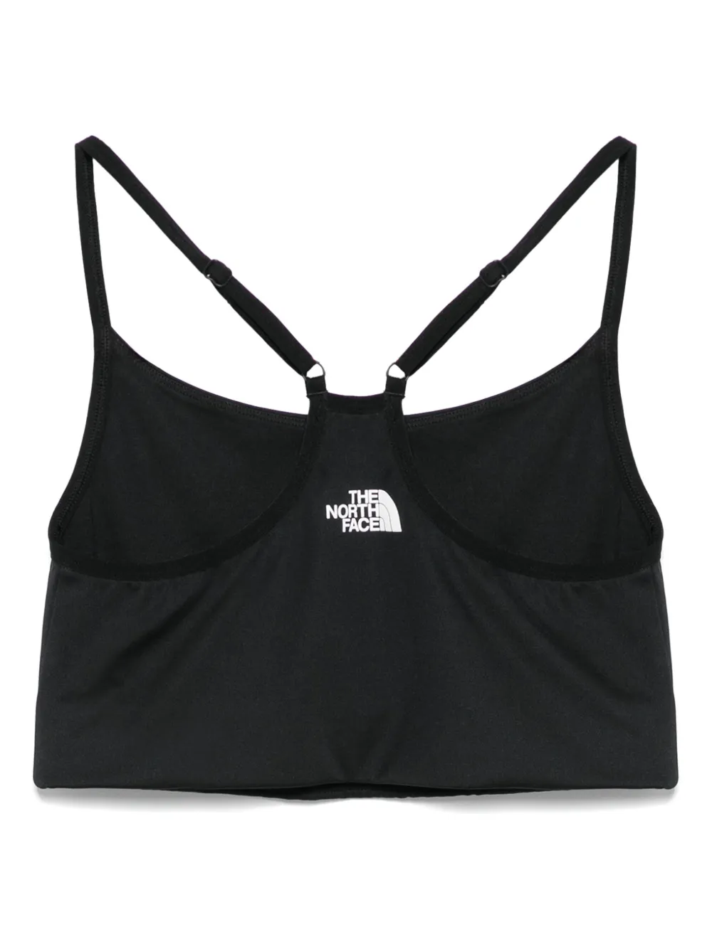 The North Face logo-print sports bra - Zwart