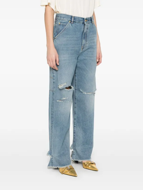 ボトムスその他 DARKPARK Lisa light blue washed ripped jeans Darkpark Lisa Light Blue Washed Ripped Jeans In Multicolor