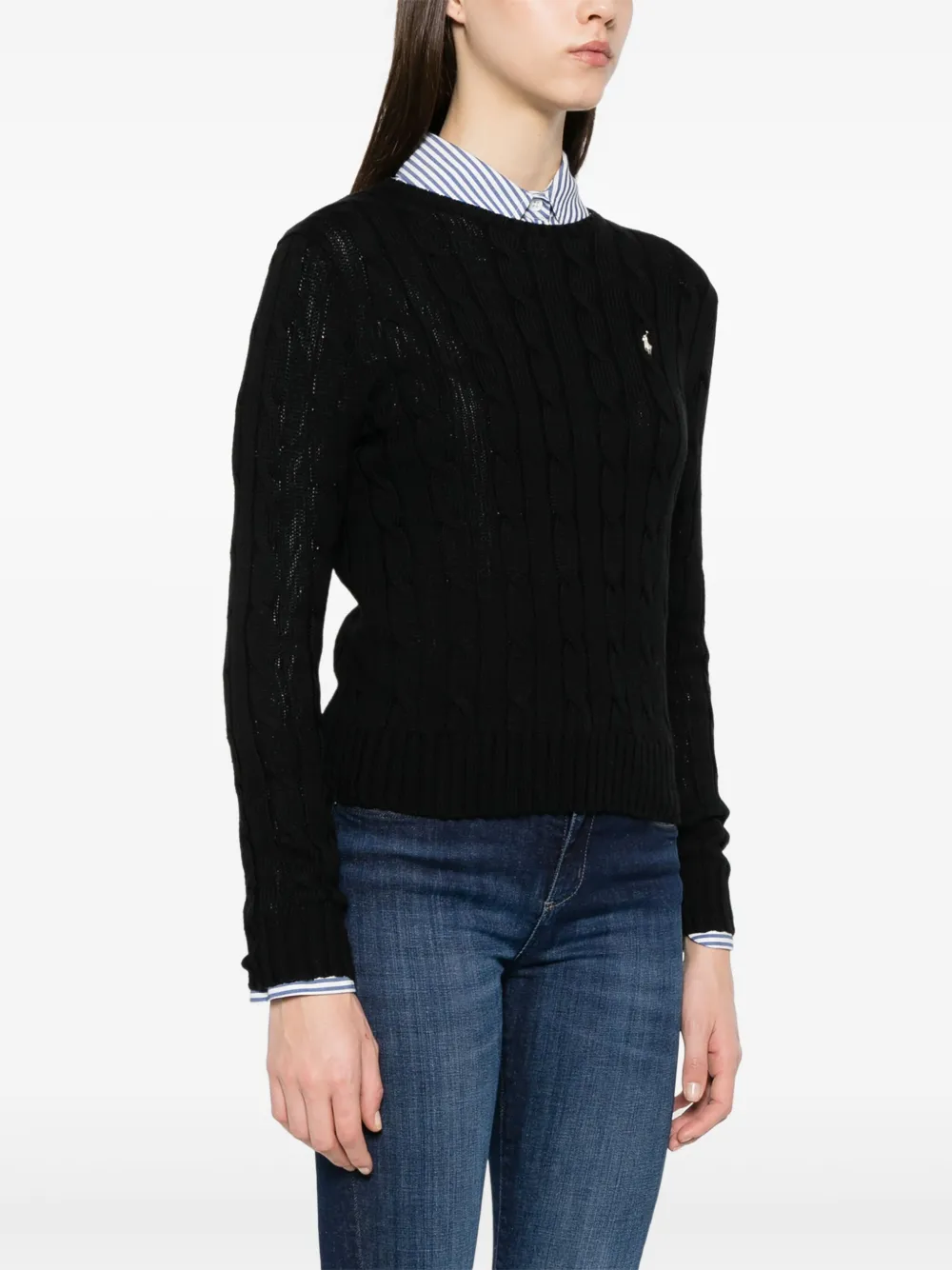 Polo Ralph Lauren Maglione con lavorazione intrecciata | Maglioni | Image 3