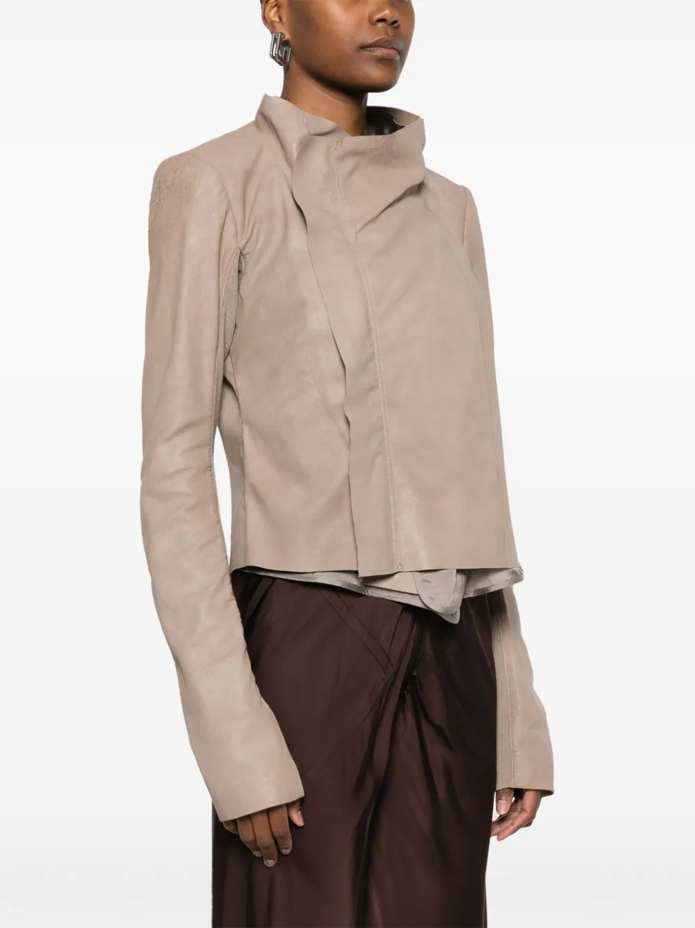 Rick Owens Jack met lage hals Beige
