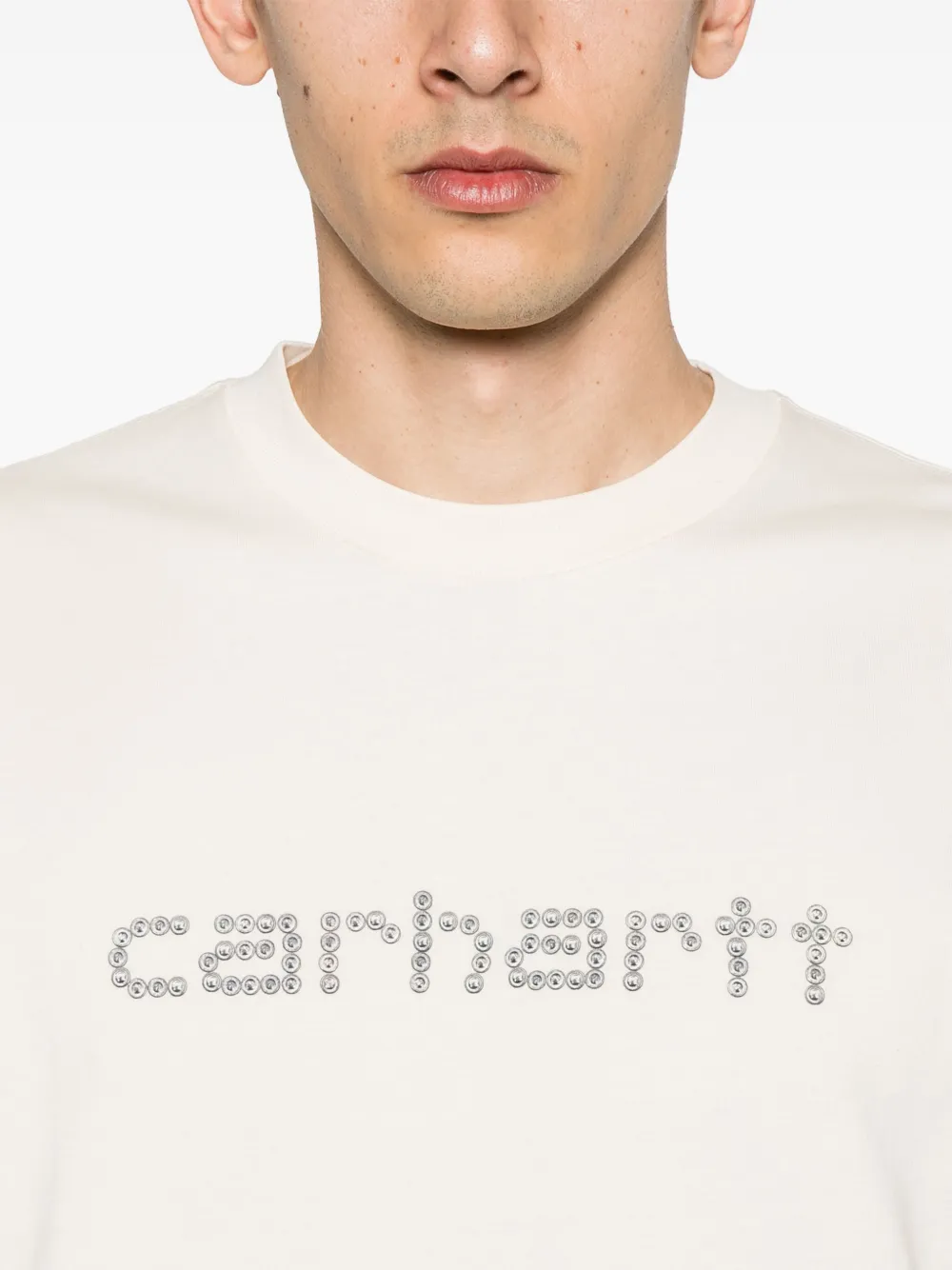 Carhartt WIP Rivet Script T-shirt Beige