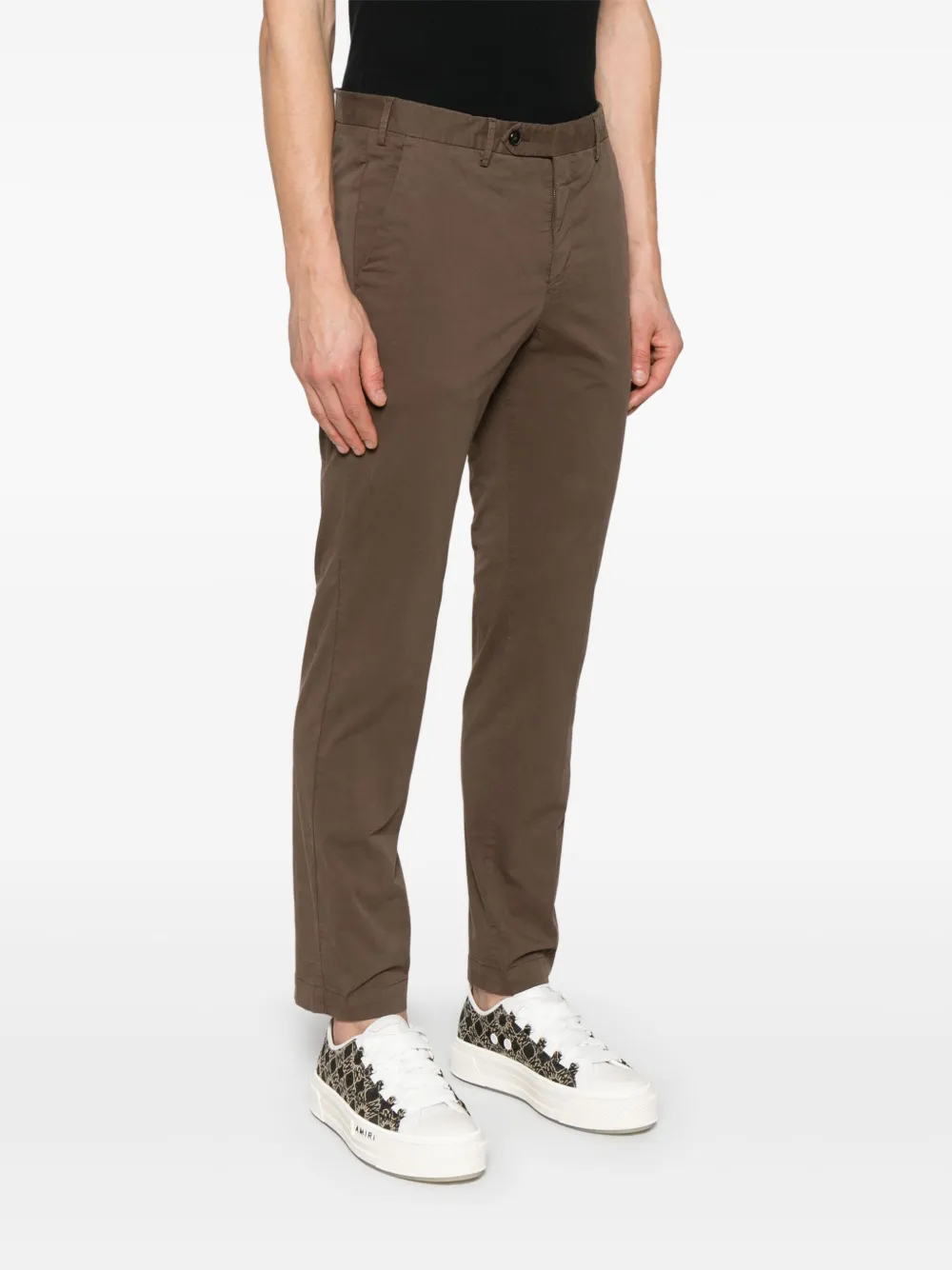 PT Torino Slim-fit broek Bruin