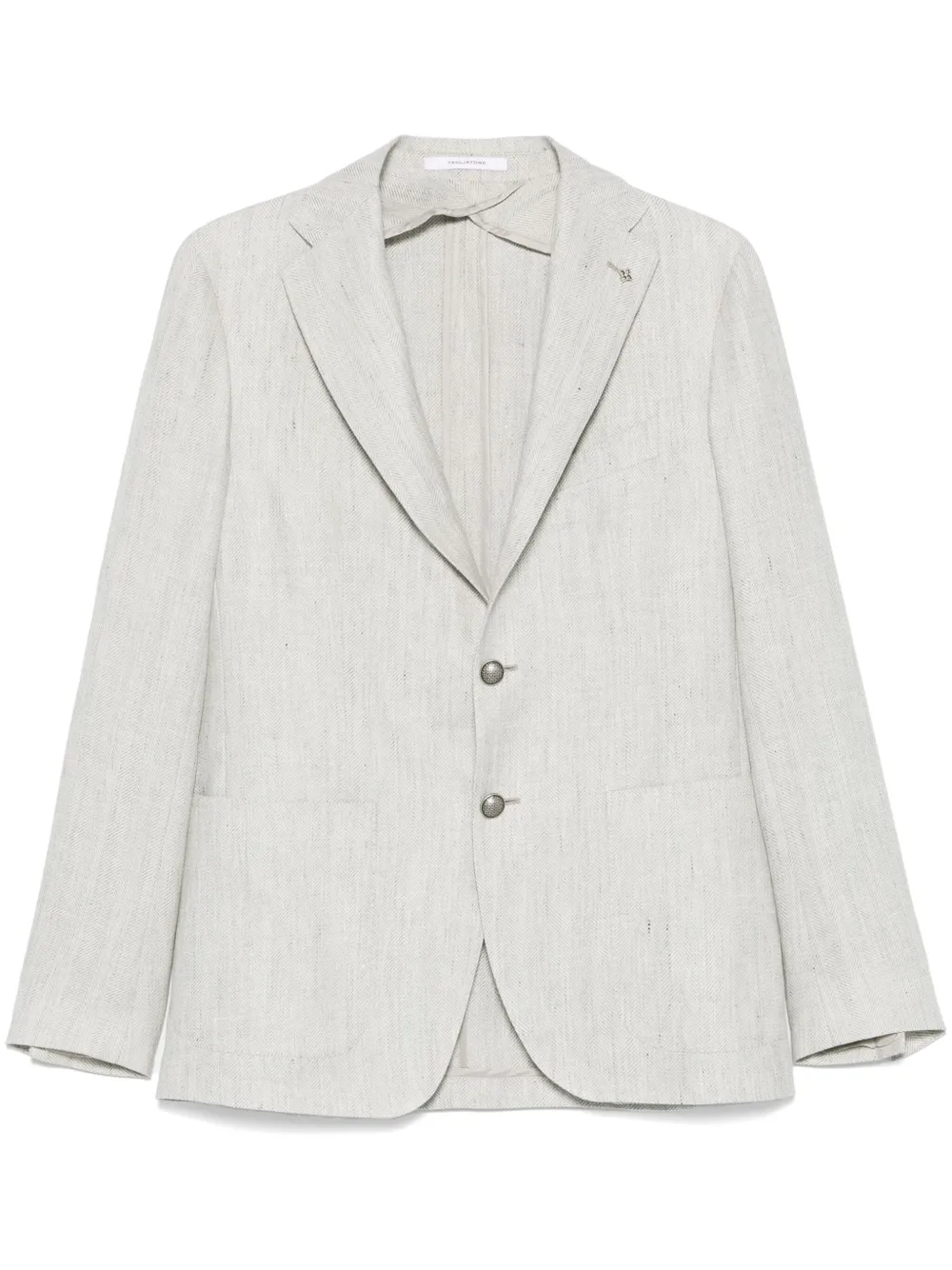 Tagliatore Blazer met visgraatpatroon Grijs